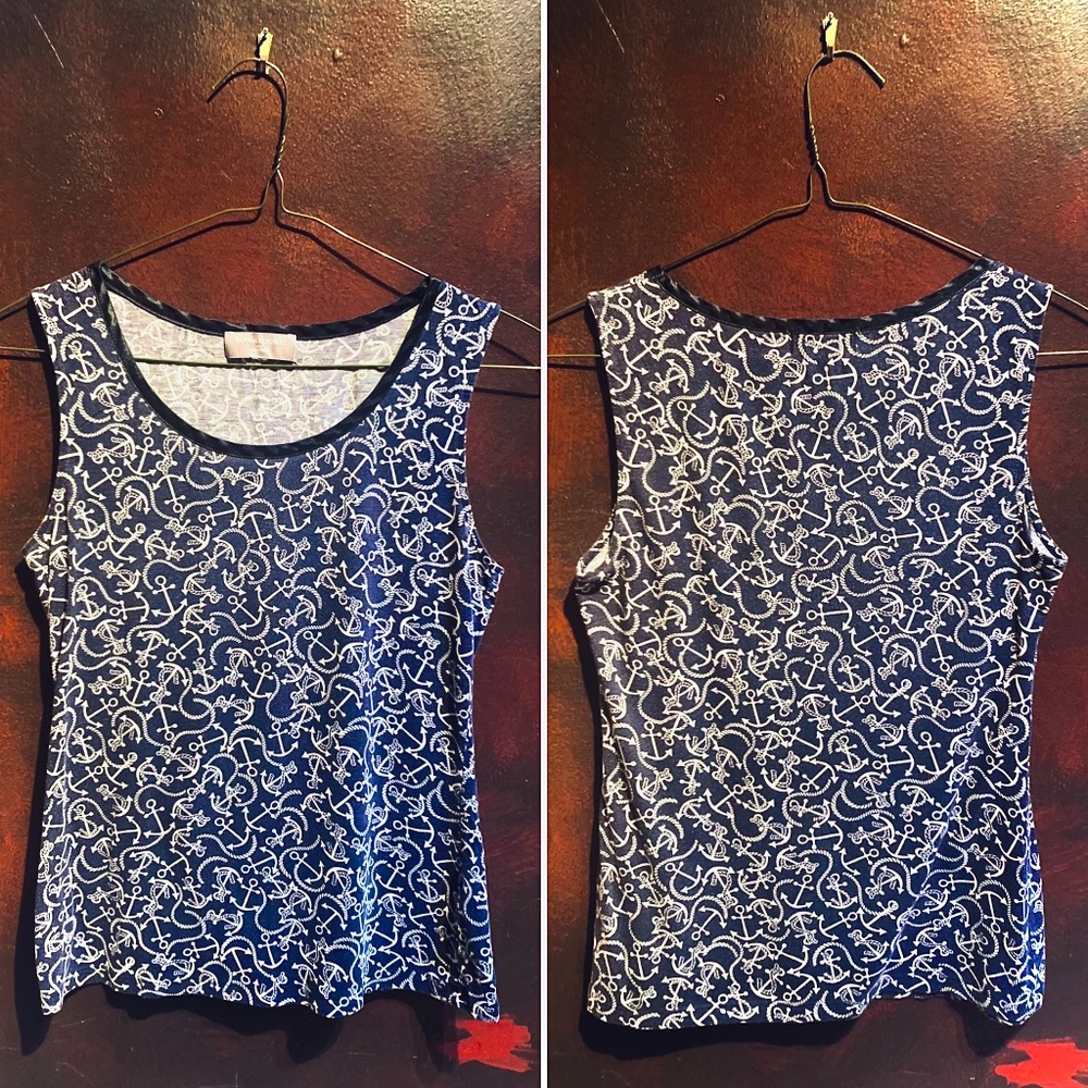 Banana Republic Nautical Tank Top